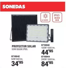 Sonedas - Proyector Solar