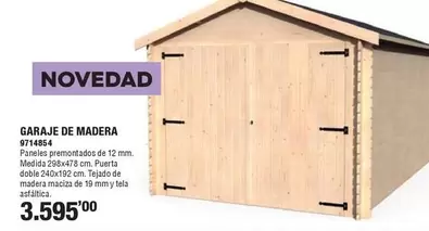 Garaje De Madera