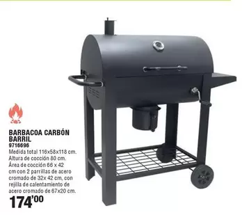 Barbacoa Carbón Barril