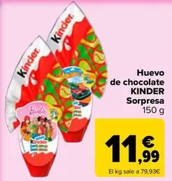 Kinder - Huevo De Chocolate Sorpresa