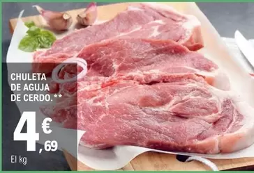 Chuleta De Aguja De Cerdo