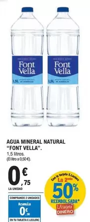 Font Vella - Agua Mineral Natural
