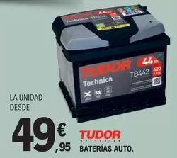 Tudor - Baterias Auto