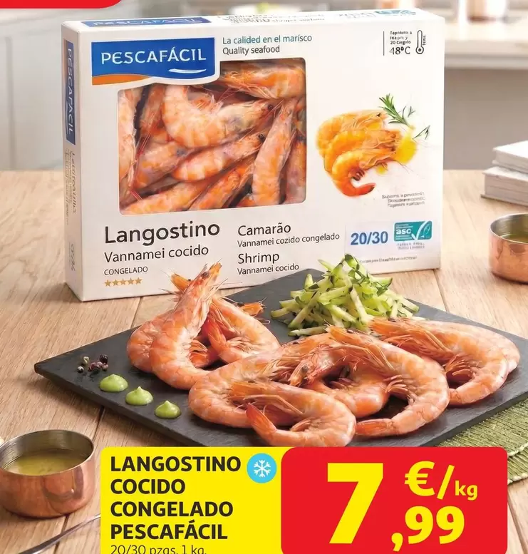 Pescatrade - Langostino Cocido Congelado
