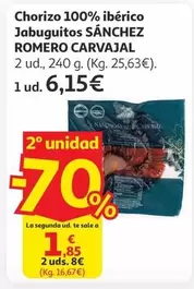 Sánchez Romero Carvajal - Chorizo 100% Iberico Jabuguitos