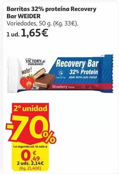Weider - Barritas 32% Proteína