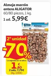 Aligator - Almeja Marron Entera