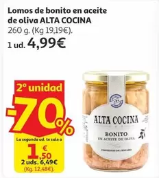 alta cocina - Lomos De Bonito En Aceite De Oliva