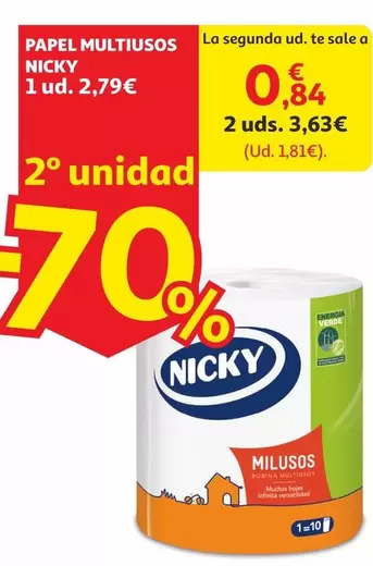 Nicky - Papel Multiusos