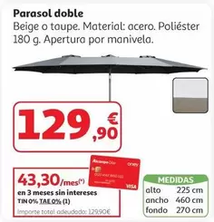 alcampo - Parasol Doble