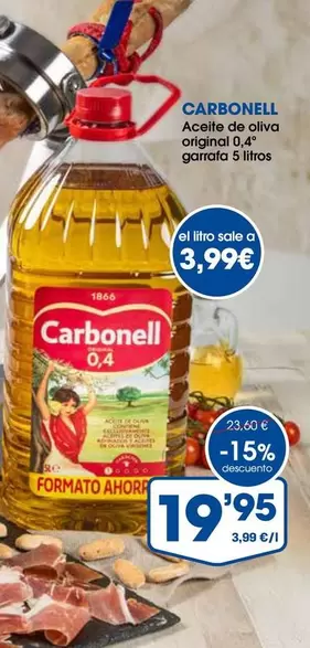 Carbonell - Aceite De Oliva Original 0.47% Garrata Di Sfitros