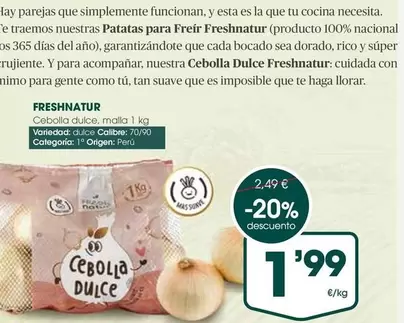 origen - Cebolla Dulce