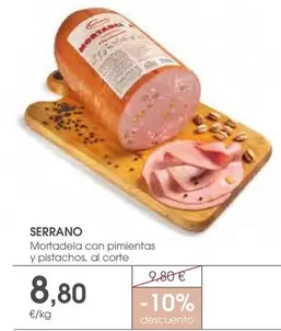 Serrano - Mortadela Con Pimientos Y Pistachos