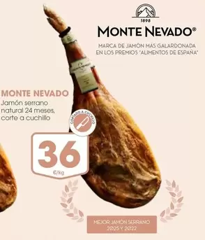 Monte Nevado - Jamon Serrano Natural