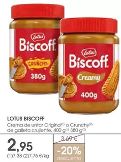 Lotus - Crema De Untar Origina O Crunchy De Galleta Crujiente