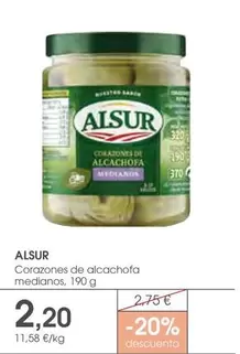 Alsur - Corazones De Alcachofa Medianos