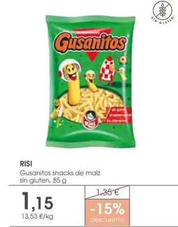 Risi - Snacks De Maiz Sin Gluten