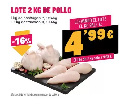 Lote 2 Kg De Pollo