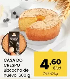 Casa Do Crespo - Bizcocho De Huevo