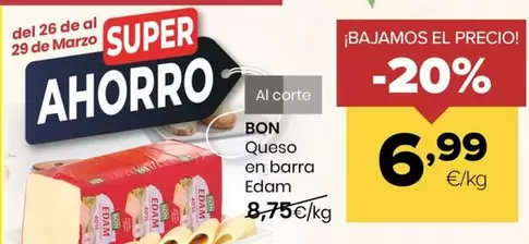 Bon - Queso En Barra Edam