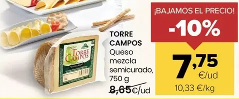 Torre Campos - Queso Mezcla Semicurado