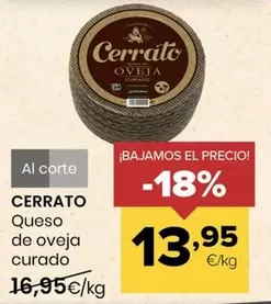Cerrato - Queso De Oveja Curado