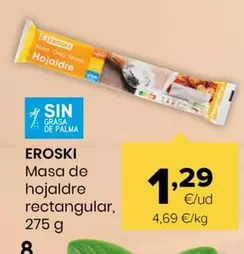 Eroski - Masa De Hojaldre Rectangular