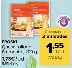Eroski - Queso Rallado Emmental