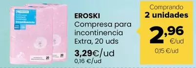 Eroski - Compresa Para Incontinencia Extra