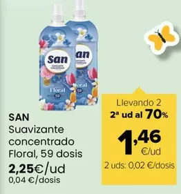 San - Suavizante Concentrado Floral