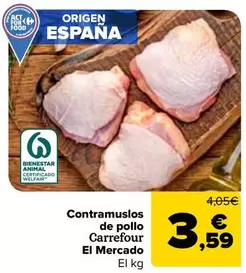 Carrefour El Mercado - Contramuslos De Pollo