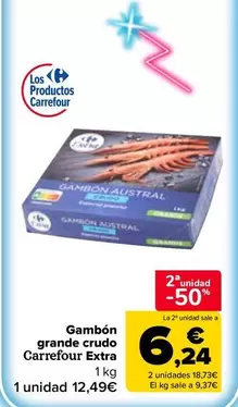 carrefour - Gambon Grande Crudo Extra
