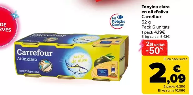 carrefour - Tonyina Clasra En Oli D'oliva