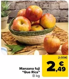 Manzana Fuji "Que Rica"