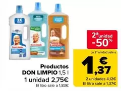 Don Limpio - Productos