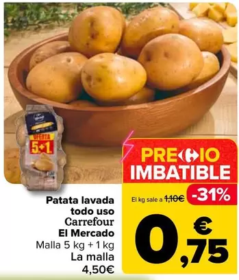carrefour - Patata Lavada Todo Uso El Mercado
