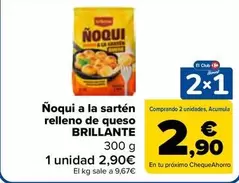 Brillante - Noqui A La Sarten Relleno De Queso