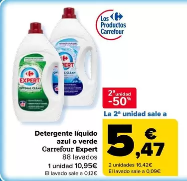 carrefour - Detergente Líquido Azul O Verde Expert