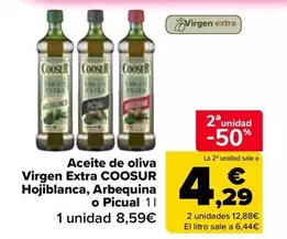 Coosur - Aceite De Oliva Virgen Extra Hojiblanca, Arbequina O Picual