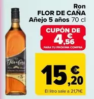 Flor De Caña - Ron Anejo 5 Anos