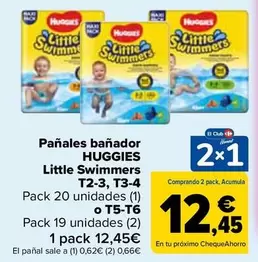 Huggies - Pañales Banador Little Swimmers T2-3,T3-4