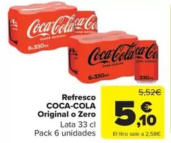 Coca-Cola - Refresco Original O Zero
