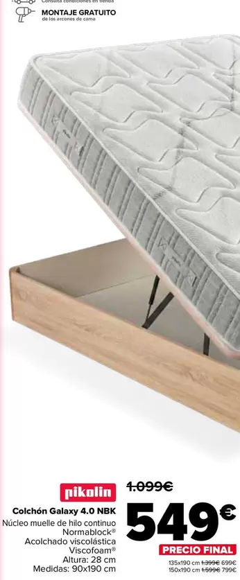 Pikolin - Colchon Galaxy 40 Nbk