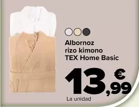 Tex Home Basic - Albornoz Rizo Kimono 