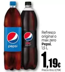 Pepsi - Refresco Original O Max Zero