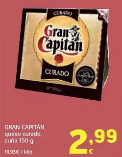 Gran Capitán - Queso Curado Cuna