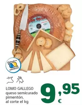 lomo gallego - Queso Semicurado Pimenton