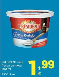 Président - Nata Fresca Cremosa