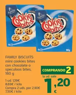 Froiz - Family Biscuits Mini Cookies Bites Con Chocolate O Speculoos Bites