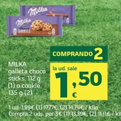 Milka - Galleta Choco Sticks